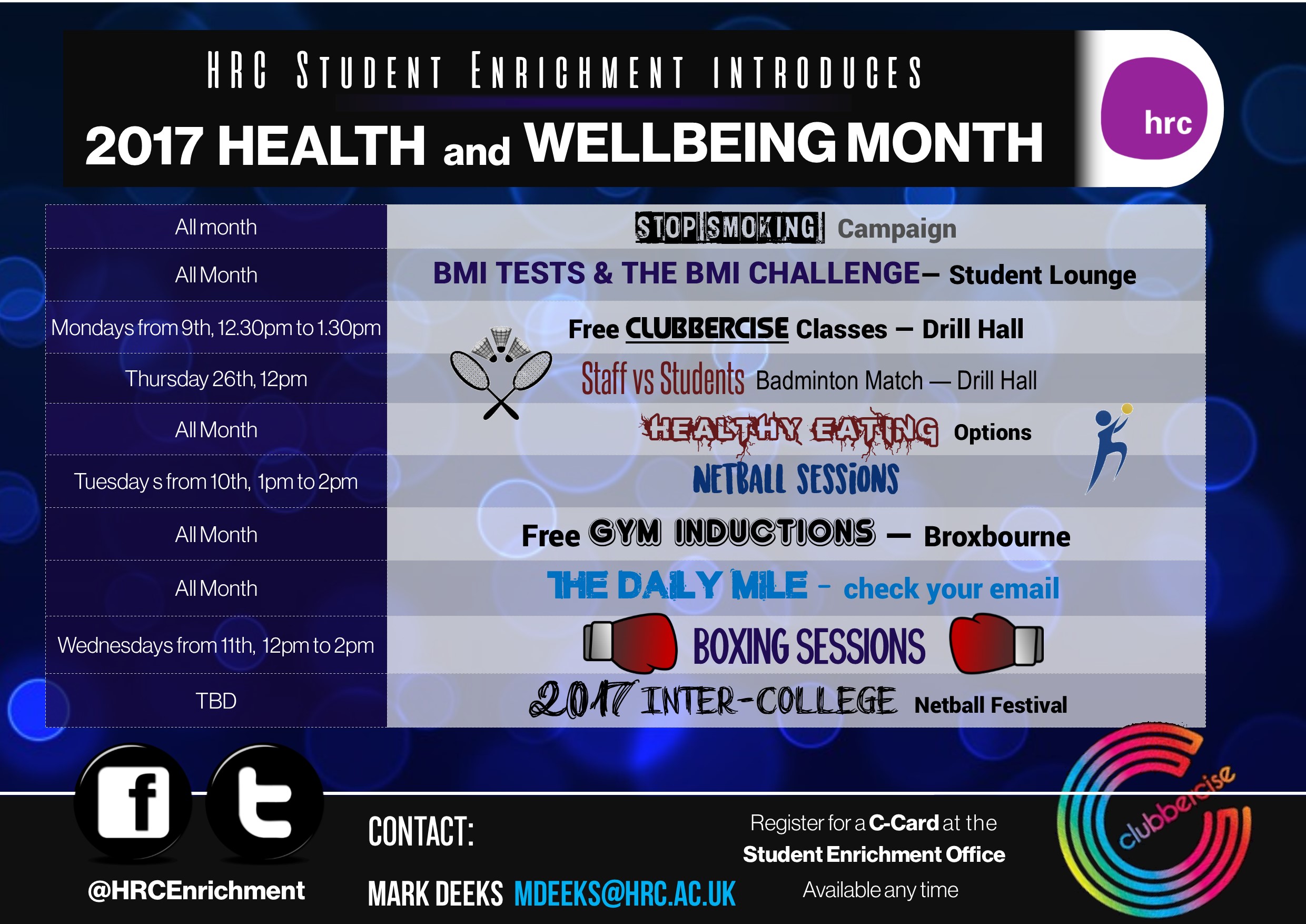 warehealthandwellbeingtimetable